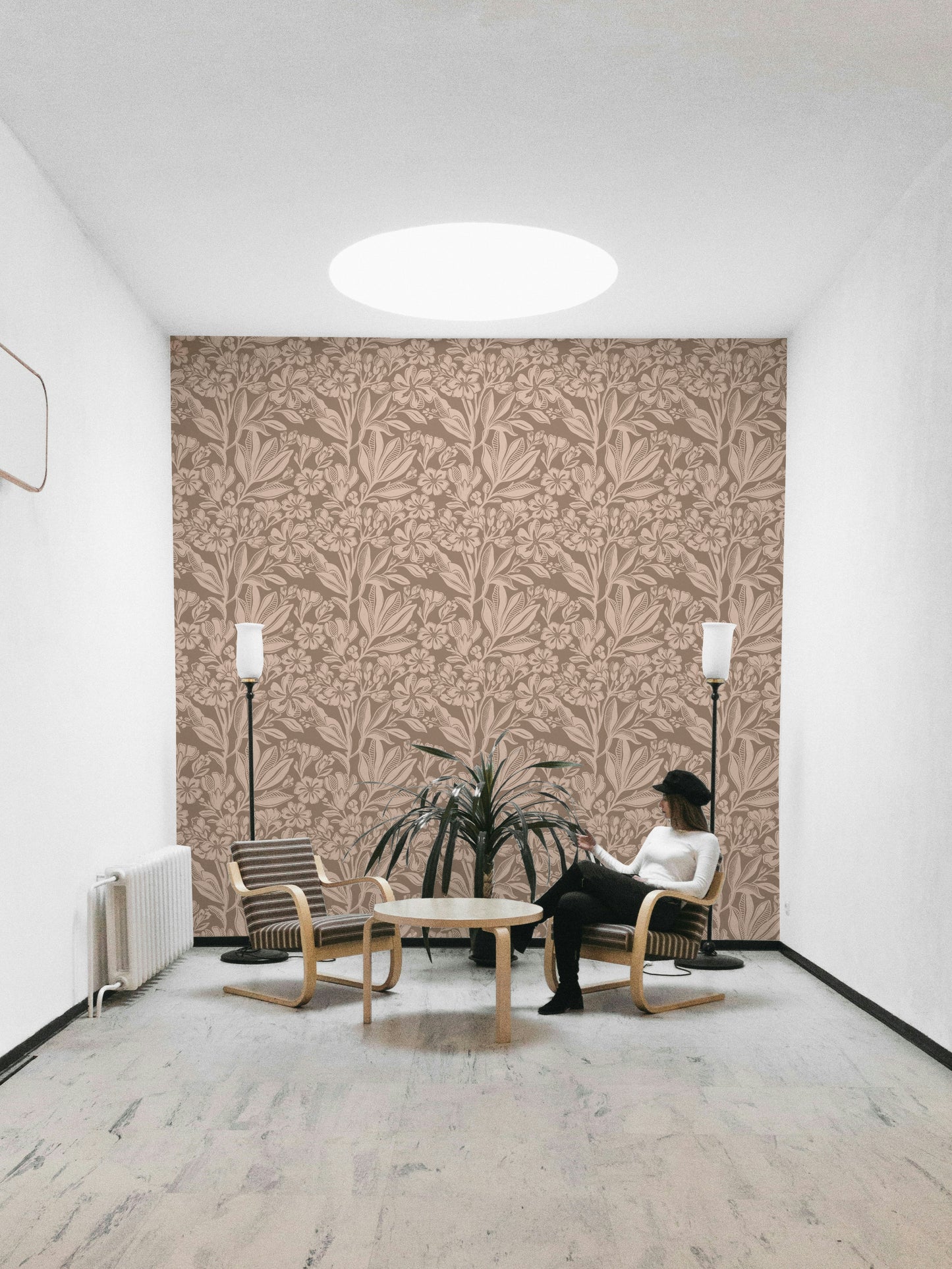 Earthy Elegance wallpaper textured pattern close-up

