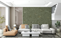 Soothing wall mural inspired by clay, sand, and stone hues creating an earthy haven vibe.