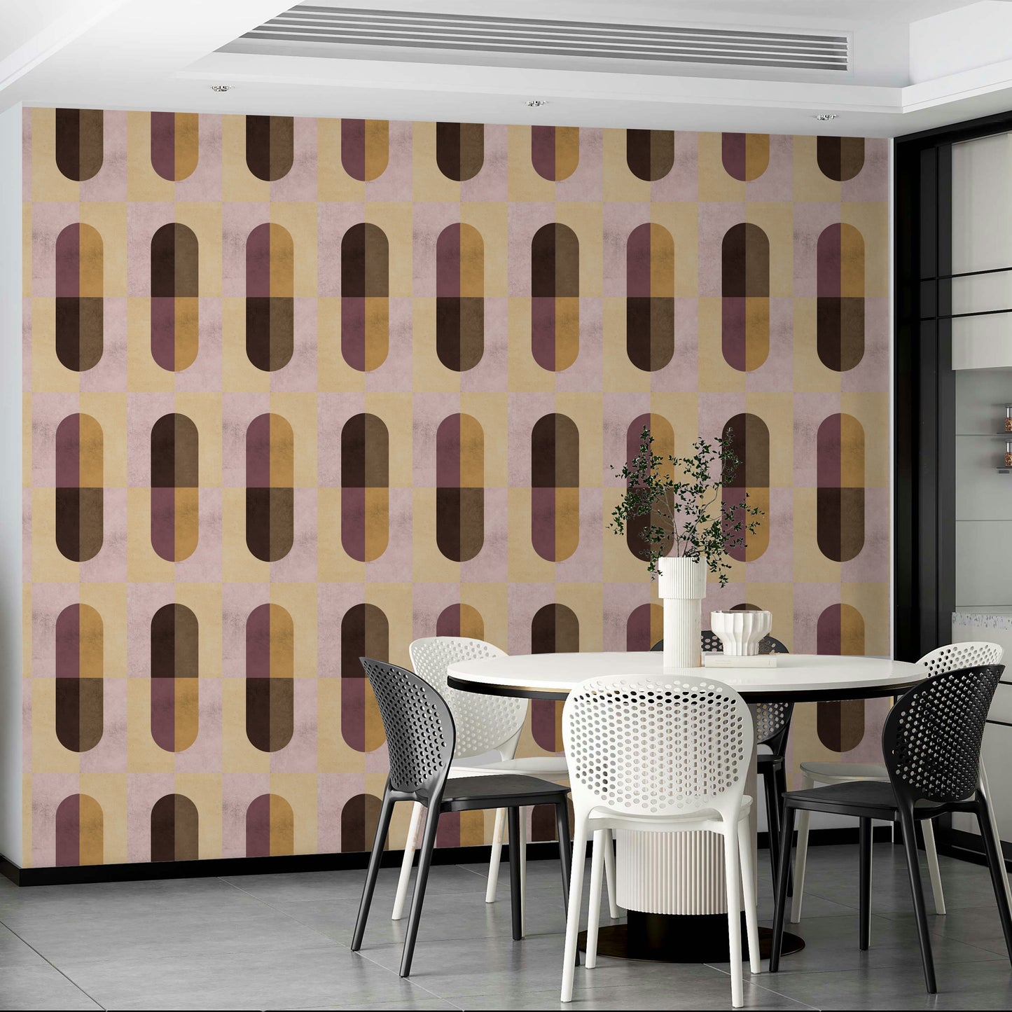 Earthy Geometric Wallpaper⁠