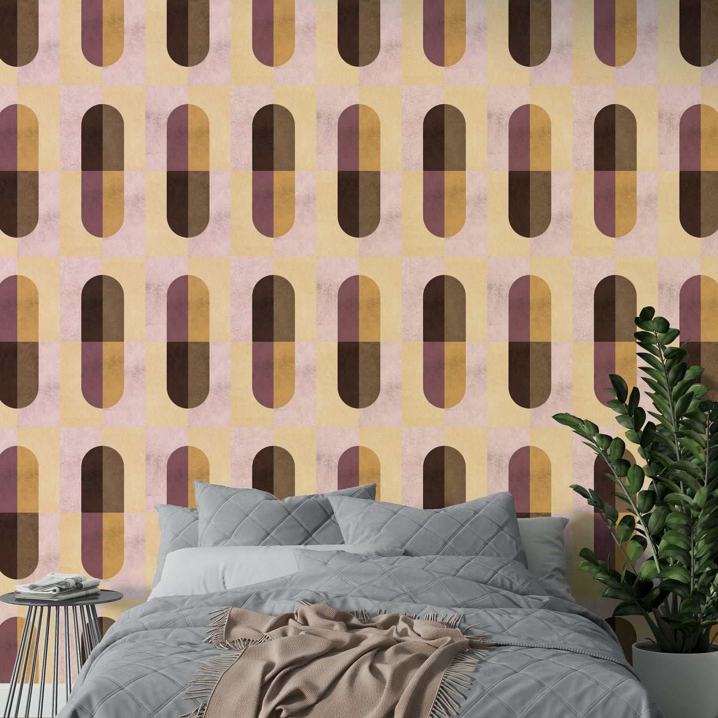 Earthy Geometric Wallpaper⁠