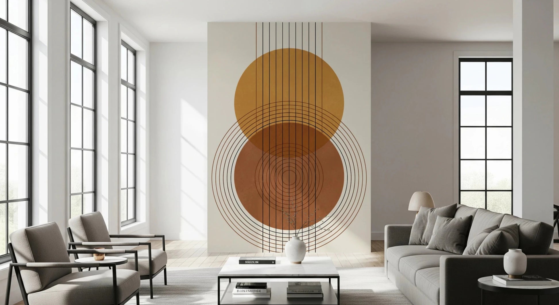 Earthy Harmony Wall Mural