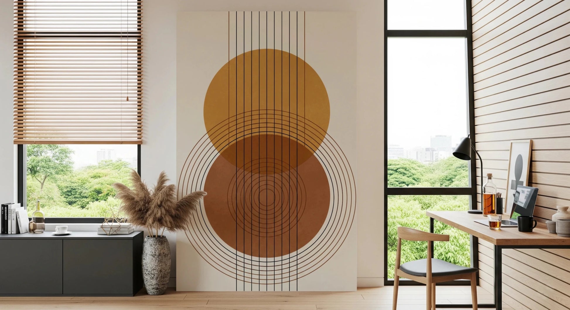 Earthy Harmony Wall Mural