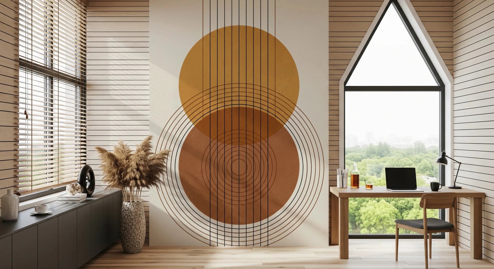 Earthy Harmony Wall Mural