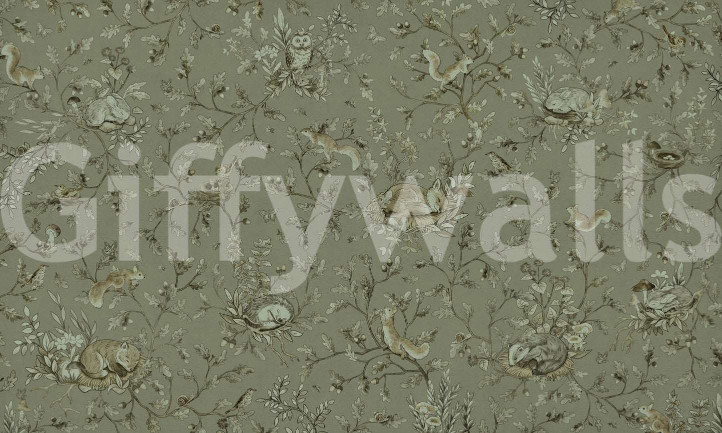 Earthy Haven Wall Mural