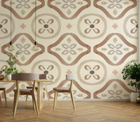 View of friendly shapes and a playful pattern

