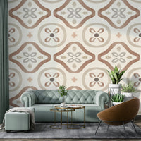 Mural wallpaper of a classic Italian decor design

