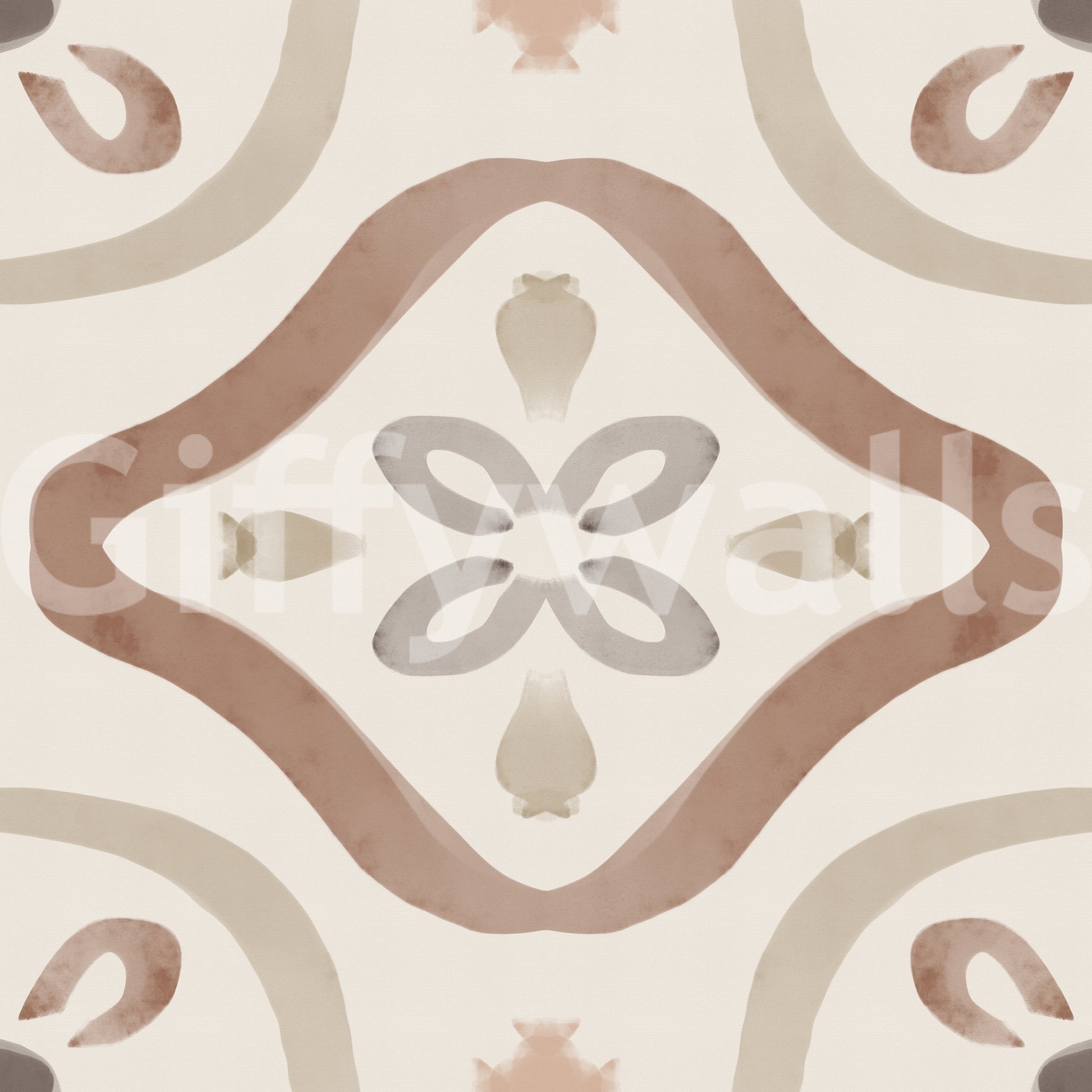 Faux window with a view of a magical design