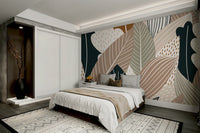 The composition is a wide, landscape view of the foliage.

