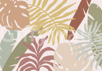 A high-quality minimalist palm wall mural for walls.

