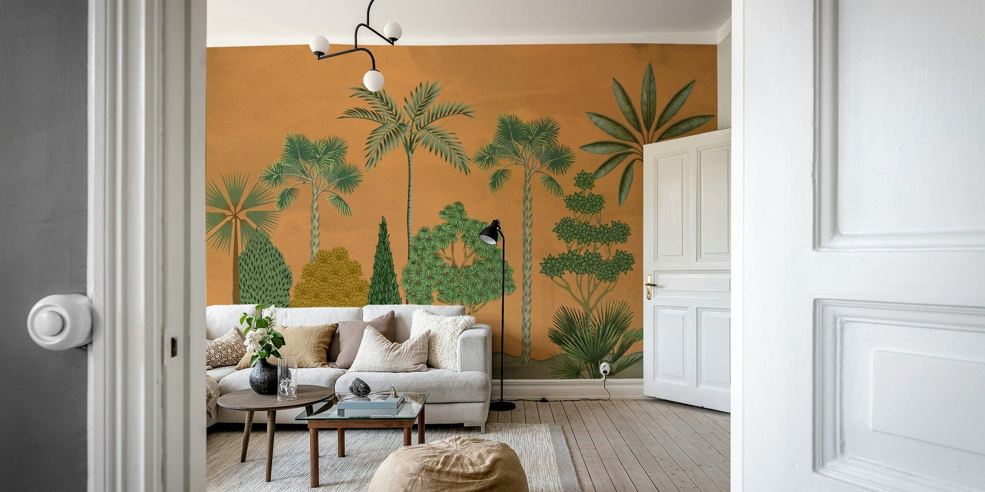 The design has a beautiful, artistic aesthetic.

