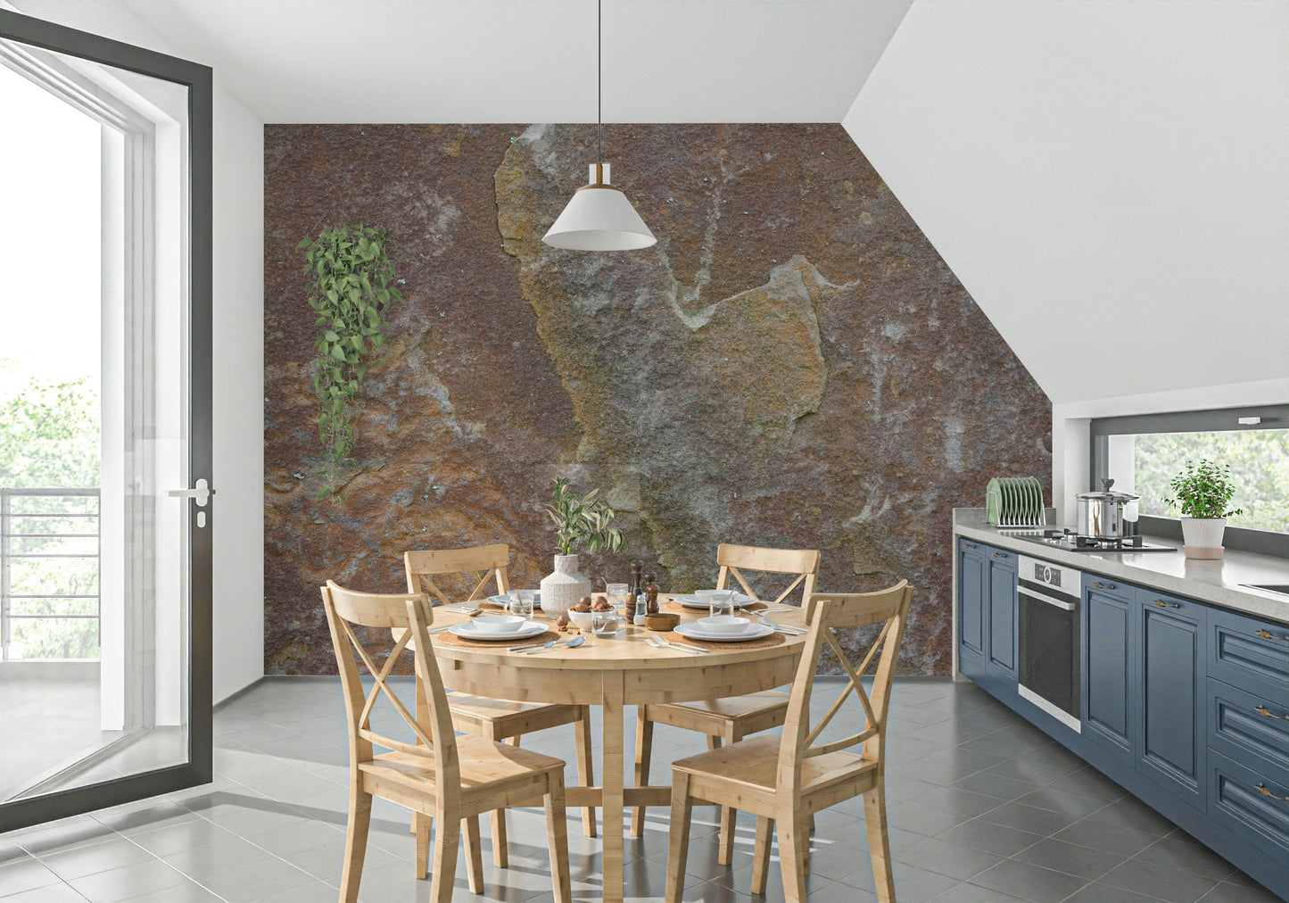 Earthy Stone Texture Wall Mural -2566597