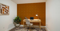 Deep orange brown Terracotta Texture wall decor subtly dotted fibrous material