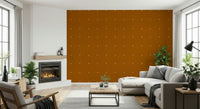 Subtle woven pattern Terracotta Texture wallpaper for walls deep sienna shade