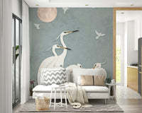 The lines are soft, not sharp.
