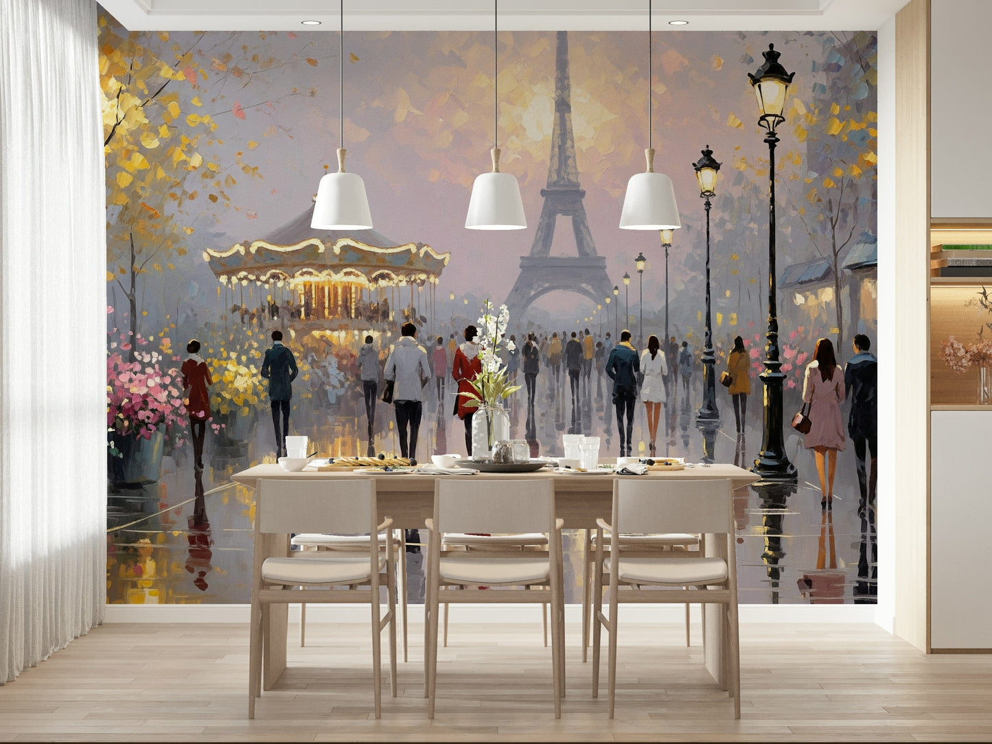 Eiffel Dreamscape Wall Mural