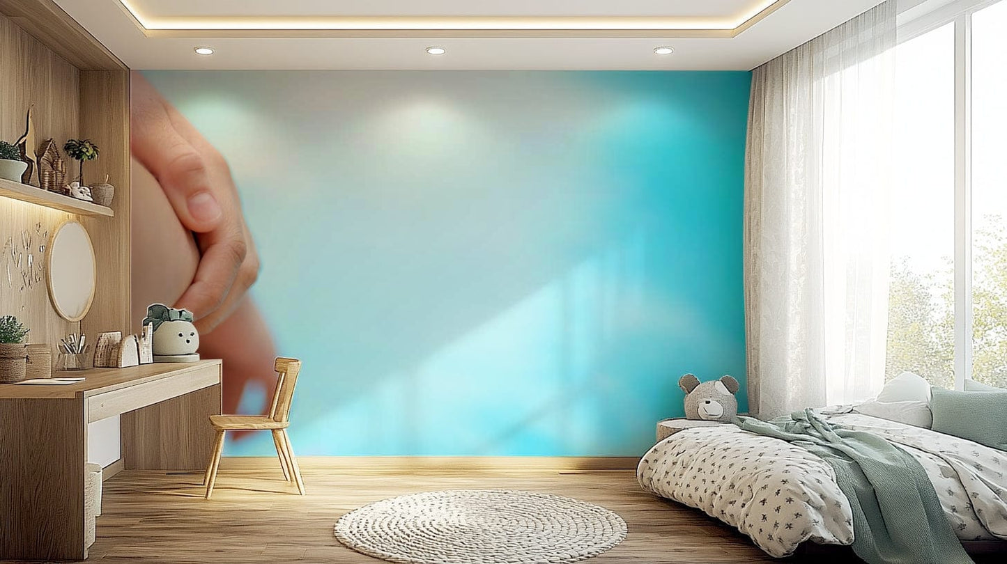 A contemplative desert mountain wallpaper mural for a feature wall.

