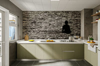 A beautiful desert landscape wallpaper mural of Eilat.

