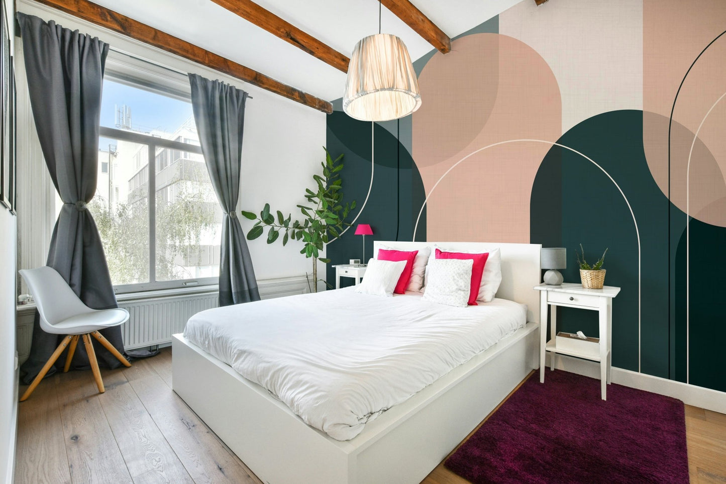 Subtle arch design for bedrooms

