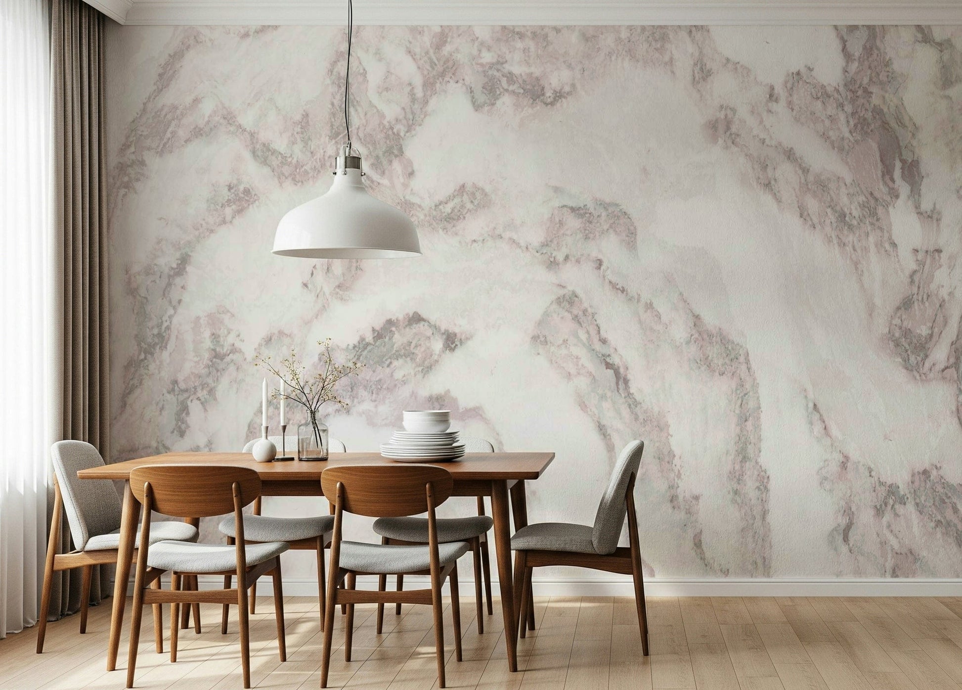 A beautiful seamless marble vein wallpaper mural for a modern home.