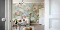 Wallpaper for walls in soft tones
