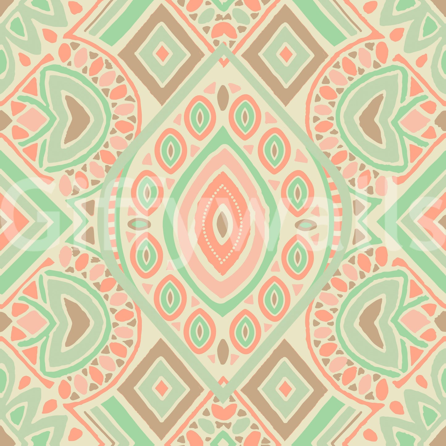 Boho aztec pattern, peaceful and calm

