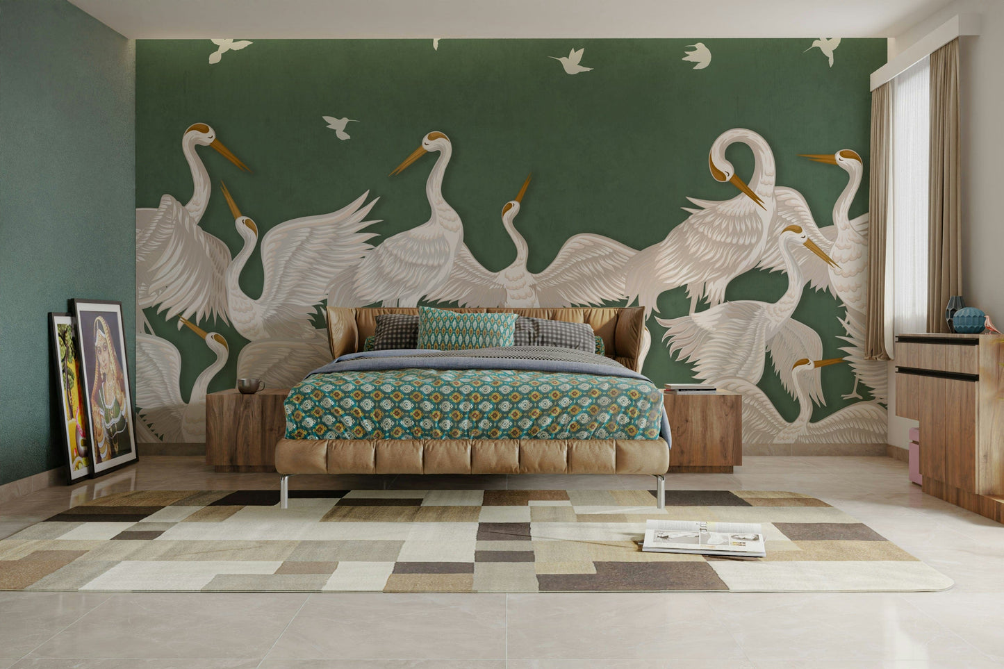 Emerald flight, detailed view

