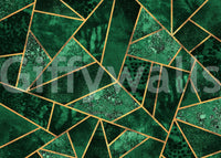 A high-quality minimalist block wall mural for walls.