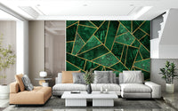 An artistic minimalist design mural for home decor.
