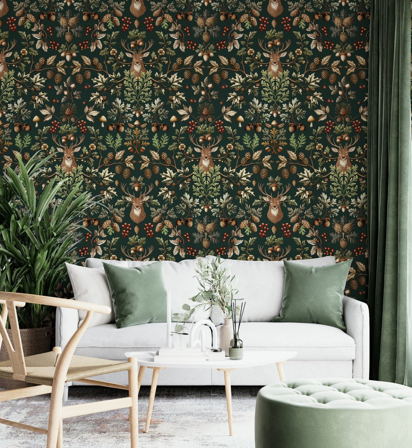 The pattern repeats seamlessly across the entire wall.
