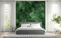 Emerald Veins Wallpaper — textured green marble effect with realistic vein details.