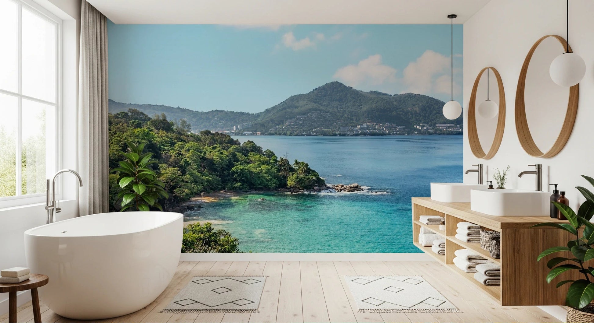 Emerald Shores Wall Mural