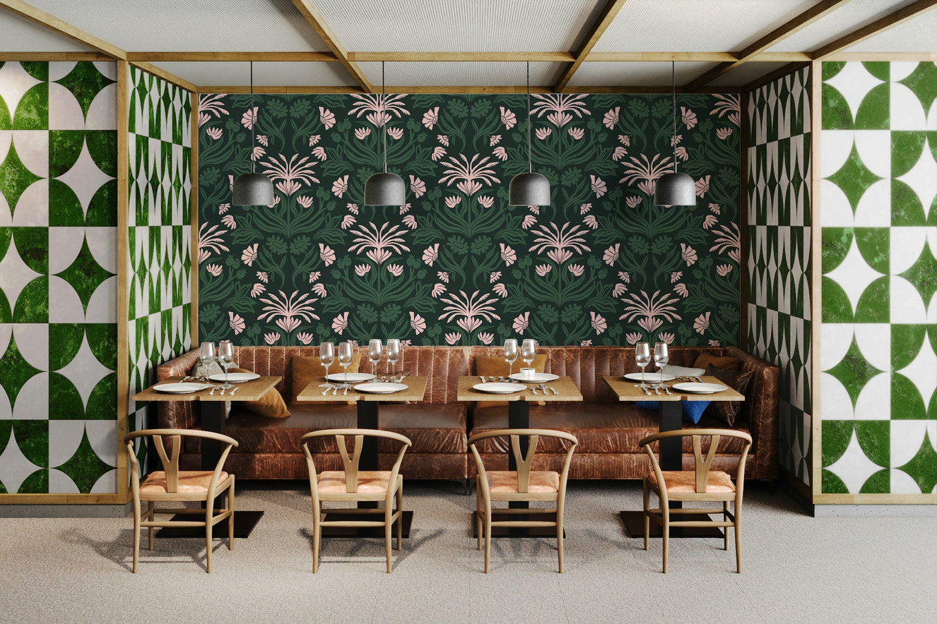 Close-up of delicate flowers in pastel hues

