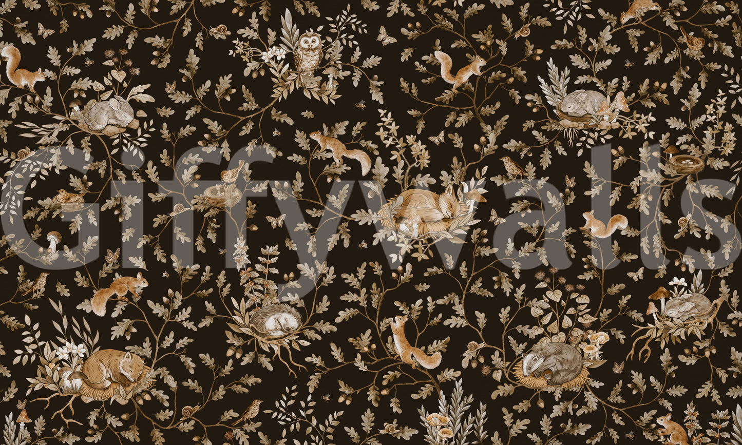 Enchanted Forest Naps Wall Mural