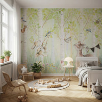 Enchanted Forest Nursery Friends Wall Mural