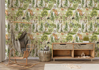 Forest friends Enchanted Forest Tales decorative paper.