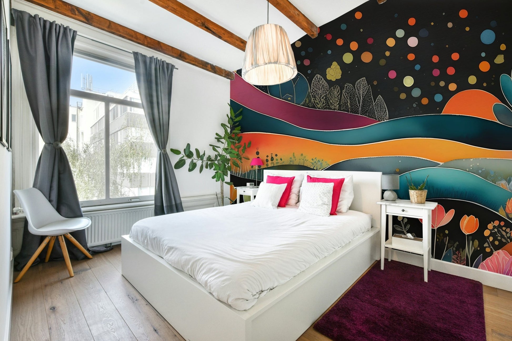 Ethereal light and dreamlike atmosphere.

