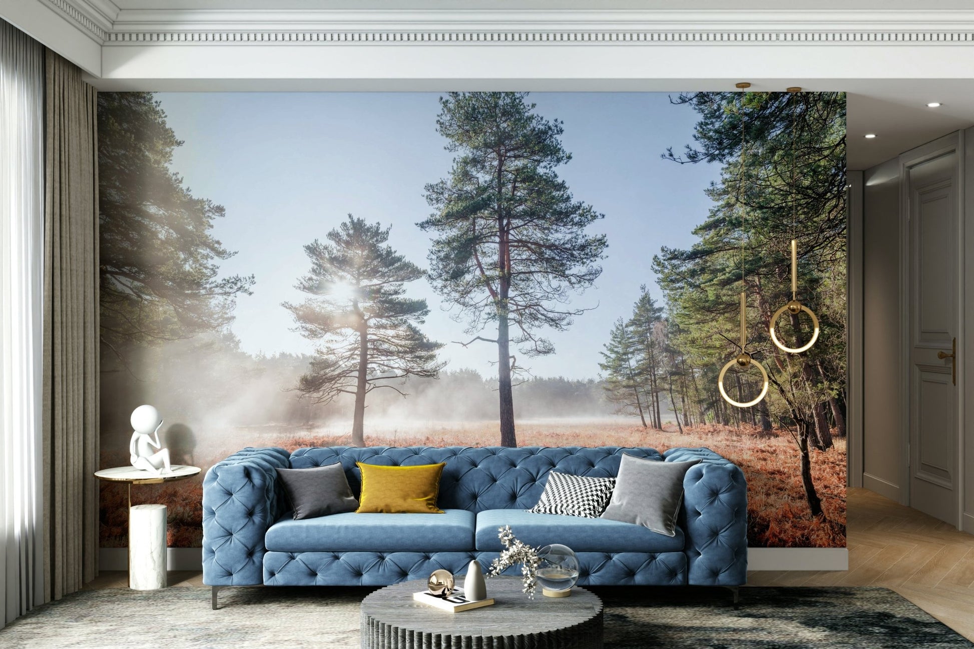 Captivating rays of light.

