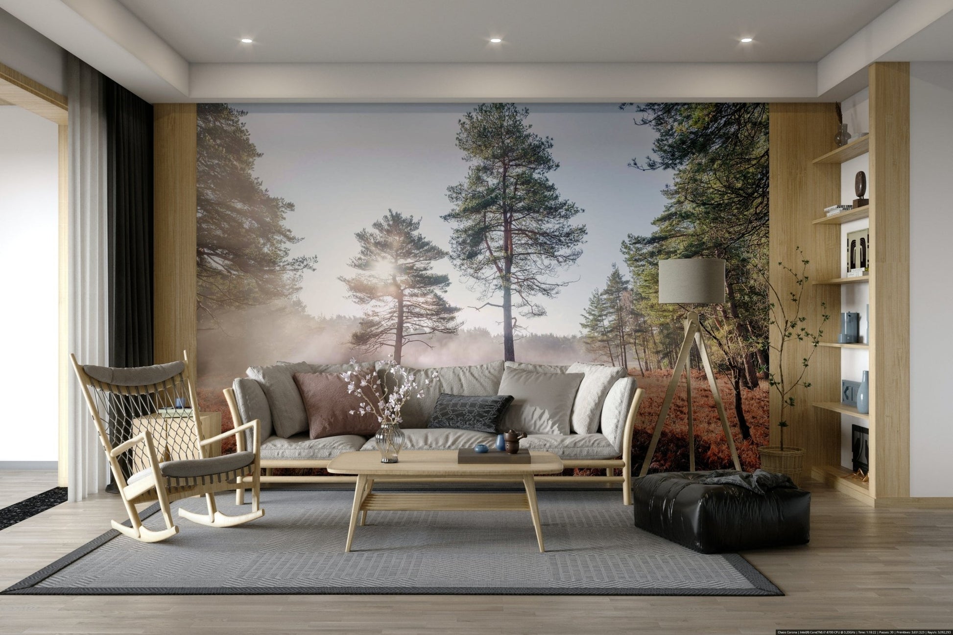 Inspiring calm feeling.

