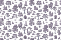 The style is a soft-focus illustration or a painterly design.

