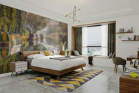 Morning canal walk mural

