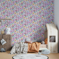 A contemplative flower field wallpaper mural for a feature wall.

