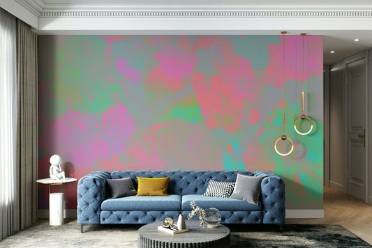 Ephemeral Bloom Wall Mural

