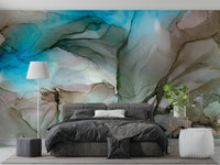 Ideal mural wallpaper for a peaceful bedroom

