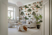 Classic Riding in the Country wallpaper pattern home decor.