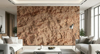 An artistic abstract texture mural on minimalist wallpaper.

