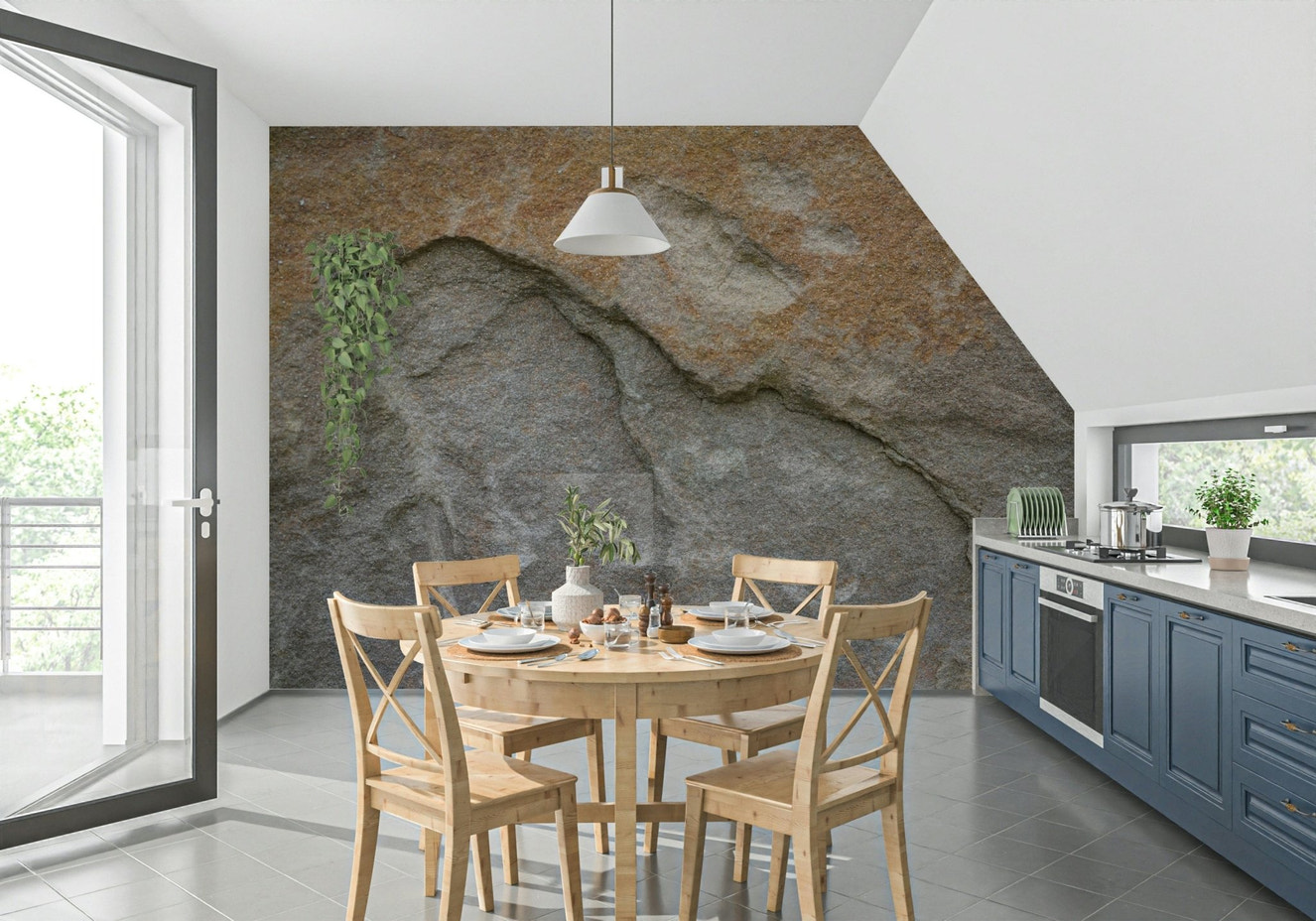 Eroded Rock Face Wall Mural -2566610