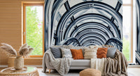 Escalator Arches Wall Mural