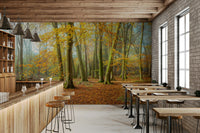 Artistic representation of a magical forest
