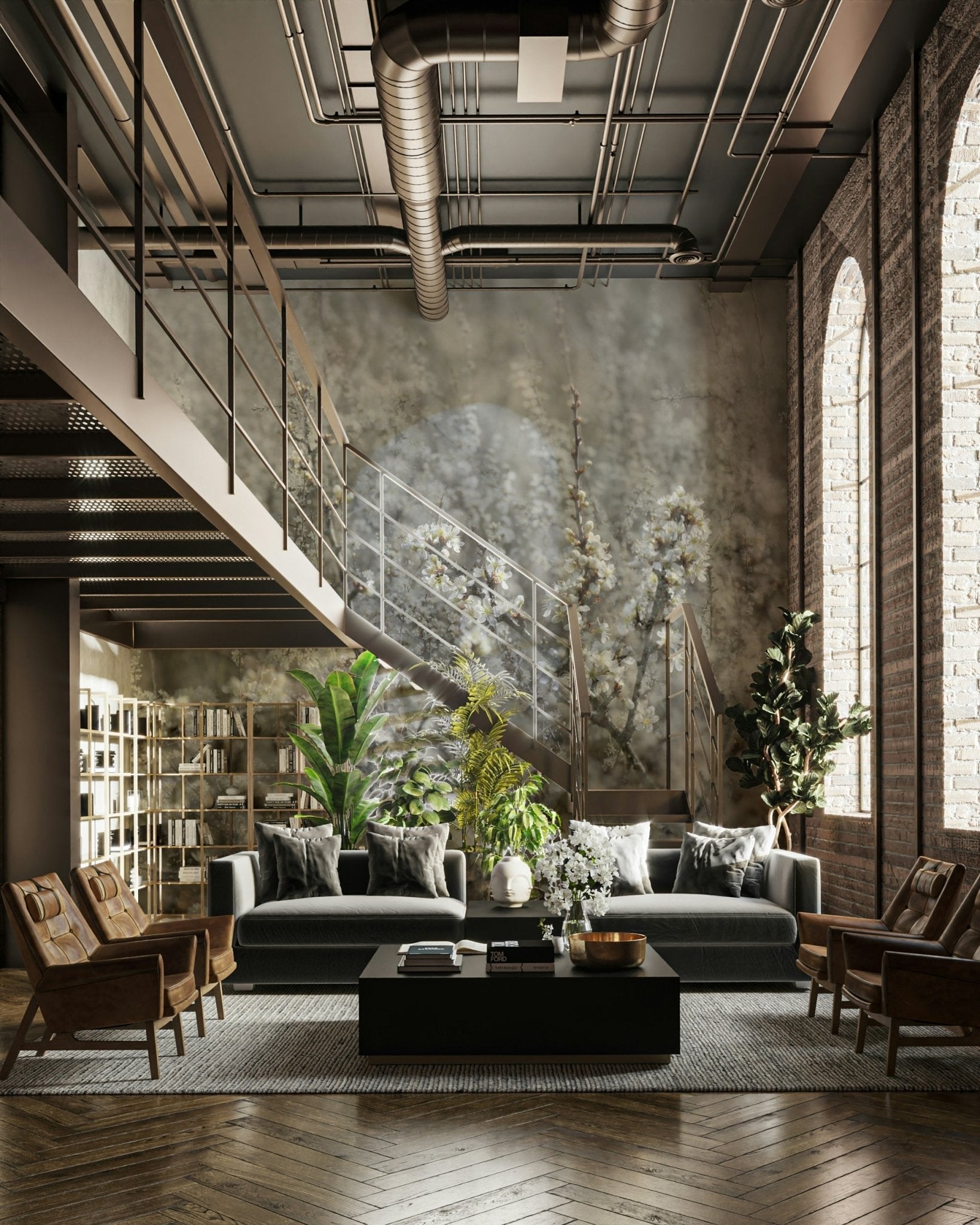 Ethereal Blossoms: Soft Floral Photography Wall Mural