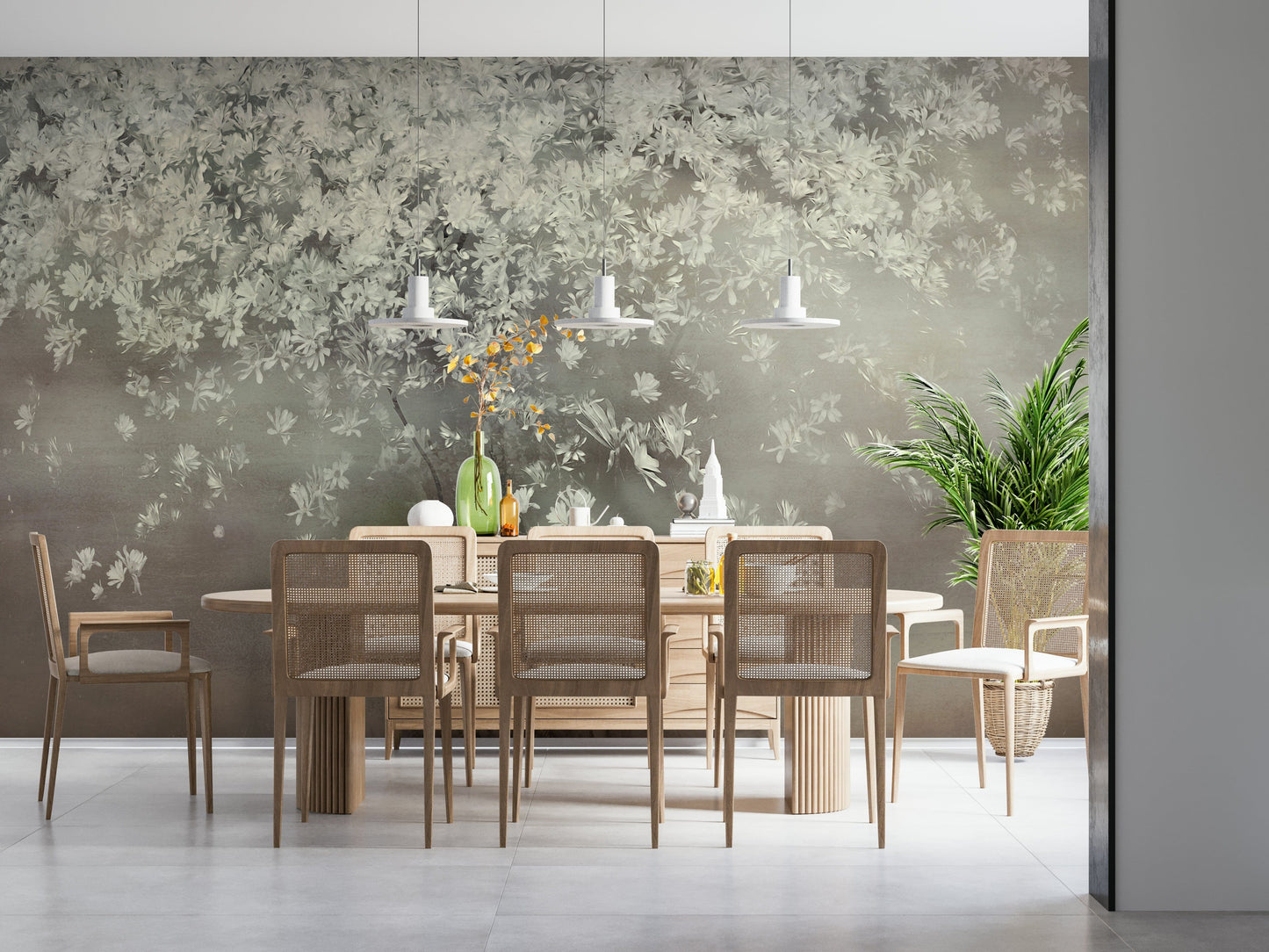 Ethereal Bloom Tree Wall Mural -2049310
